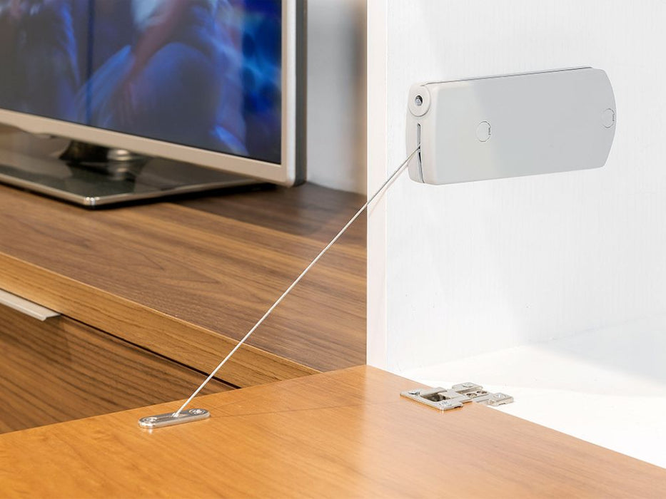 Flügeltürmechanismus Microwinch, 4 kg, Stahl Kunststoff, Grau