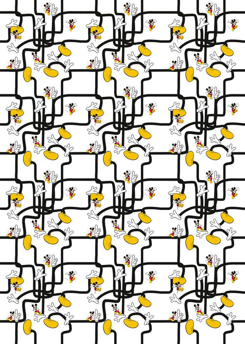 Vlies Fototapete | Mickey Mouse Foot Labyrinth | Größe 200 x 280 cm