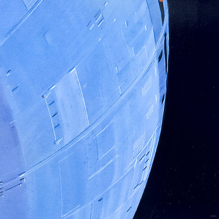 Komar | Vlies Fototapete | Star Wars Classic RMQ Death Star Assault | Größe 500 x 250 cm