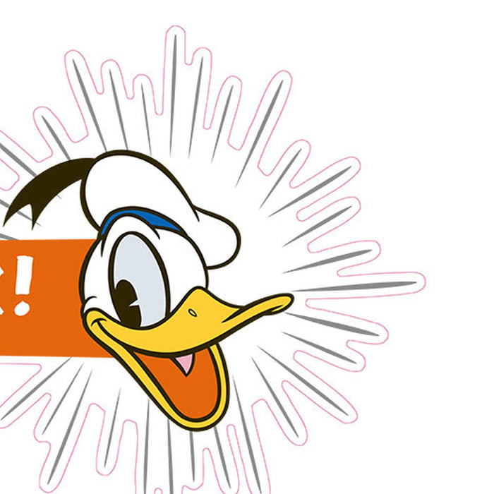 Selbstklebende Vlies Fototapete/Wandtattoo | Donald angry XXL | Größe 127 x 200 cm