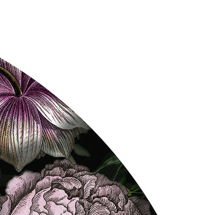 Komar | Selbstklebende Vlies Fototapete/Wandtattoo | Flower Couture | Größe 125 x 125 cm