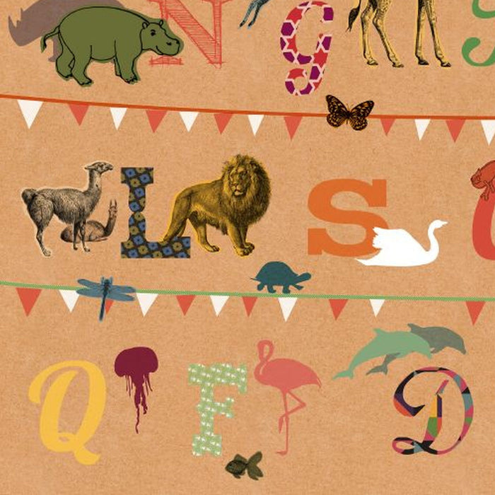 Vlies Fototapete | T wie Tiger | Größe 250 x 250 cm