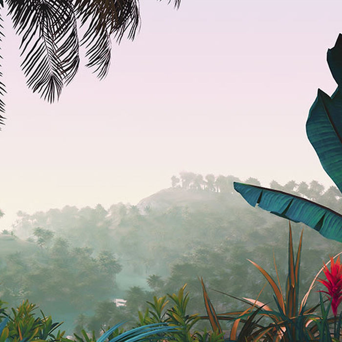 Vlies Fototapete | Jungle Morning | Größe 400 x 250 cm