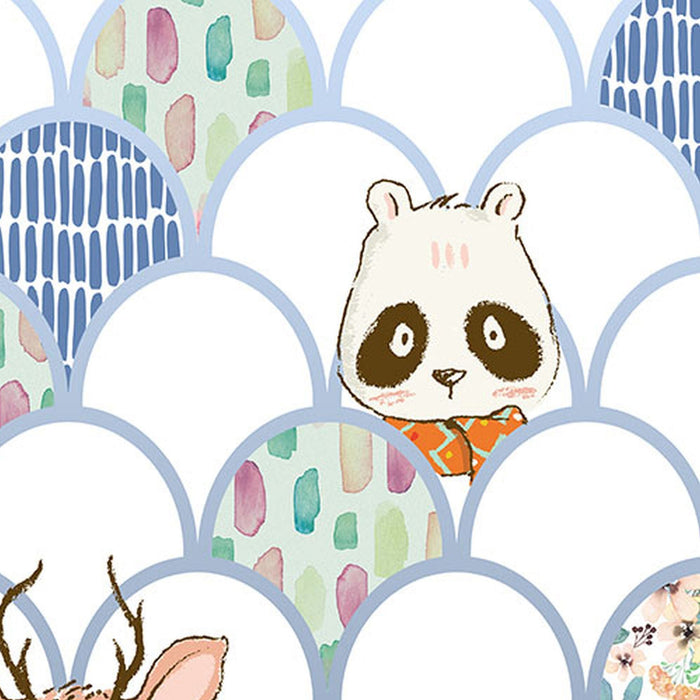 Vlies Fototapete | Shelly White Panel | Größe 100 x 250 cm