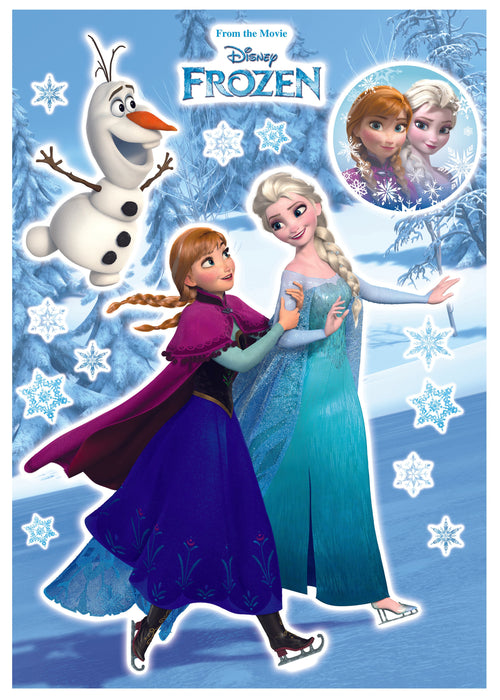 Wandtattoo | Anna und Elsa | Größe 50 x 70 cm