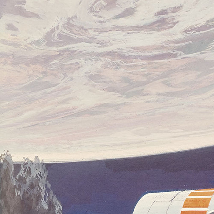 Vlies Fototapete | Star Wars Classic RMQ Yavin Y|Wing | Größe 500 x 250 cm