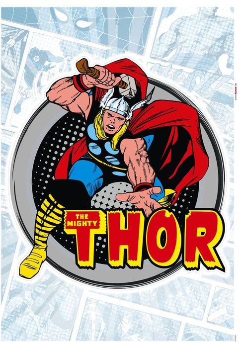Komar | Wandtattoo | Thor Comic Classic  | Größe 50 x 70 cm