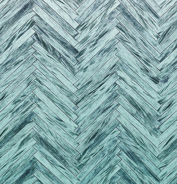 Vlies Fototapete | Herringbone Mint Panel | Größe 100 x 250 cm