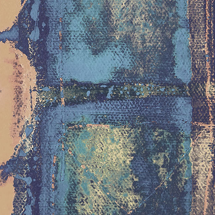 Vlies Fototapete | Stems Blooming Blue  | Größe 500 x 280 cm