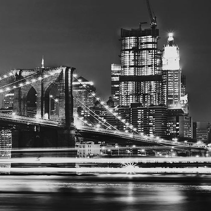 Komar | Vlies Fototapete | Brooklyn Bridge | Größe 400 x 140 cm