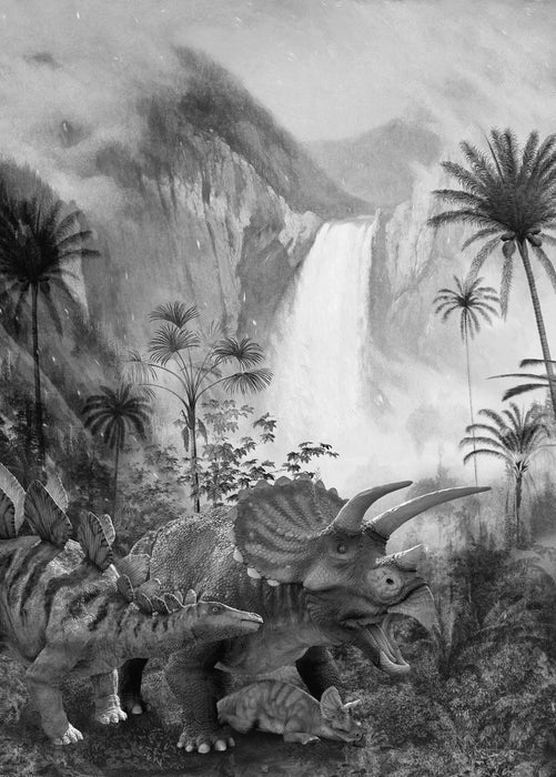 Komar | Vlies Fototapete | Jurassic Waterfall | Größe 200 x 280 cm
