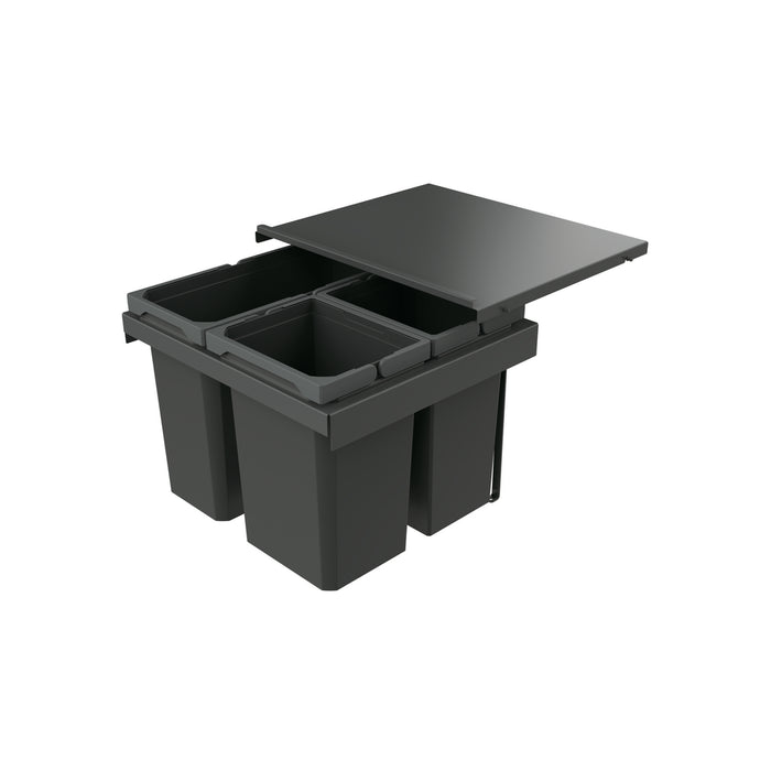 Naber | Cox Stand-UP® 350 S/500-3 | Abfallsammler für vorhandene Auszüge | anthrazit | H 350 mm
