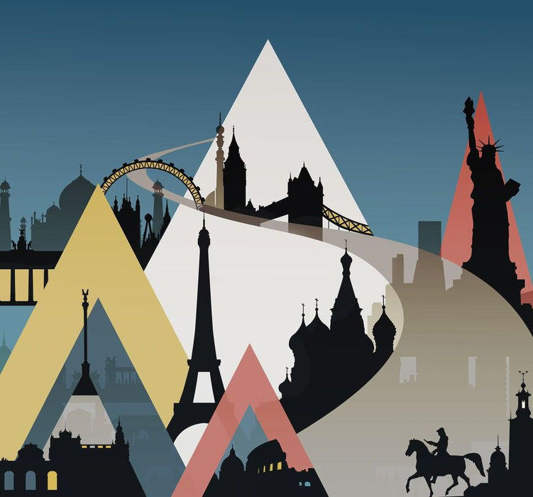 Vlies Fototapete | Sightseeing | Größe 300 x 280 cm