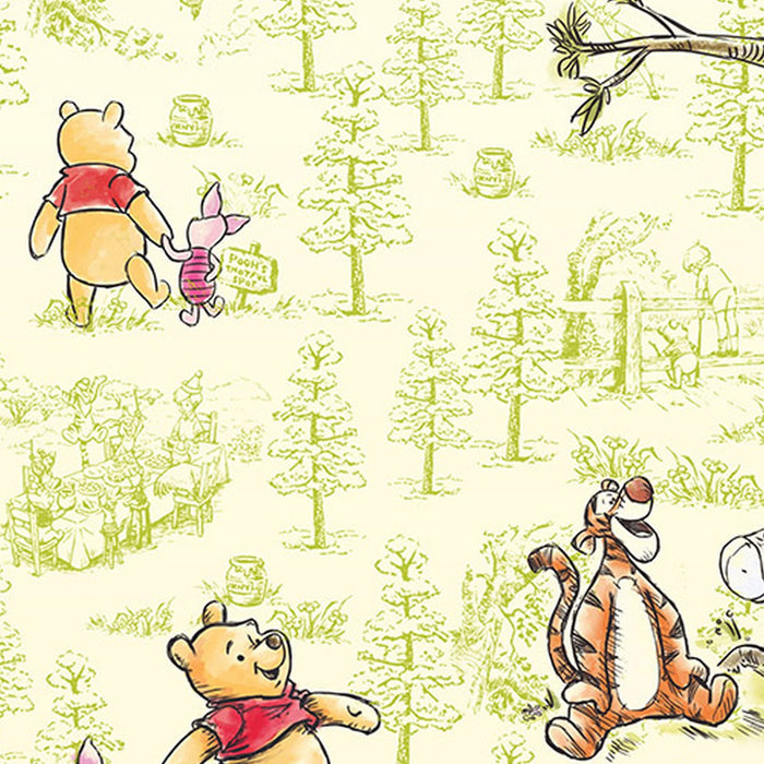 Vlies Fototapete | Winnie the Pooh Friends | Größe 300 x 280 cm