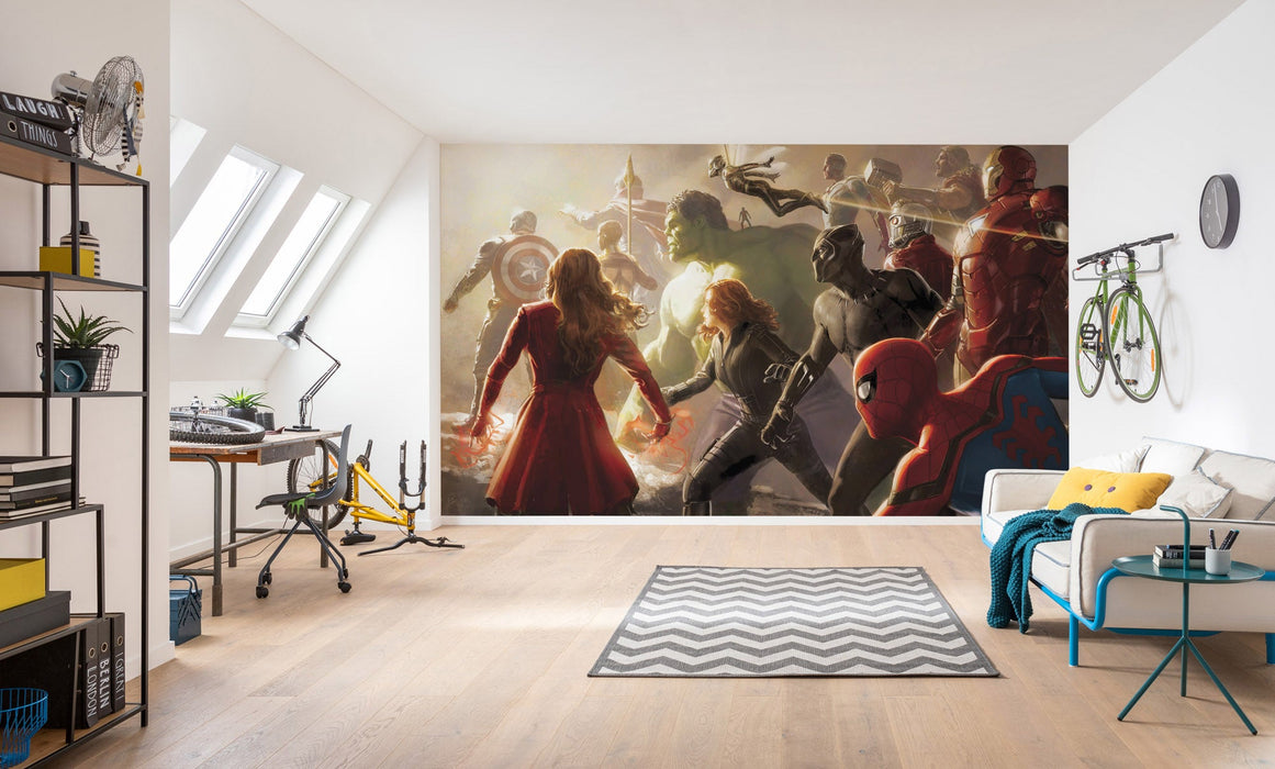 Vlies Fototapete | Avengers Final Battle | Größe 500 x 280 cm