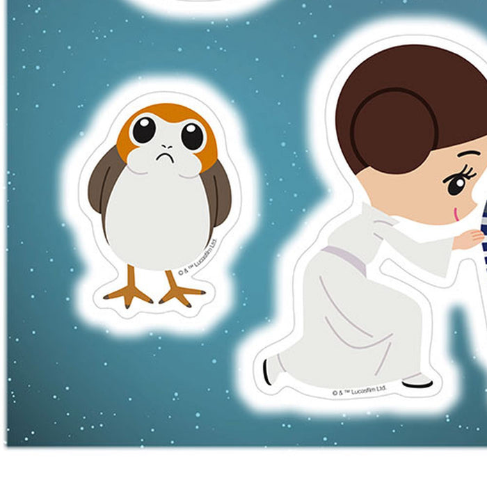 Wandtattoo | Star Wars Little Heroes  | Größe 50 x 70 cm