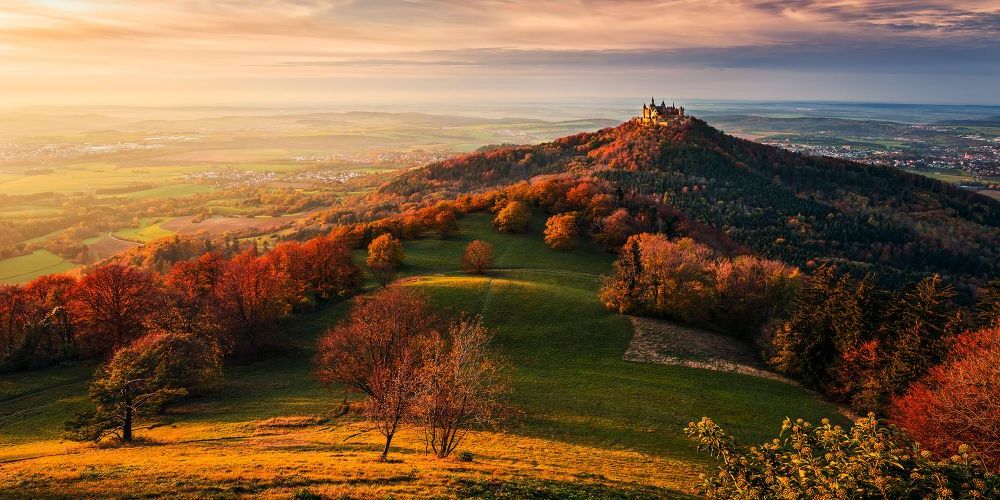 Vlies Fototapete | Fairy Tale Castle | Größe 200 x 100 cm