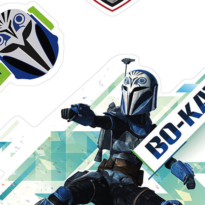 Wandtattoo | Clone Wars Badges  | Größe 100 x 70 cm