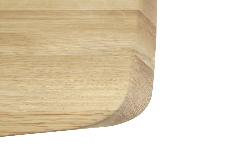 MCA | LUGO ESSTISCH | 200x100 CM BALKENEICHE MA | DGL, METALLFUSS