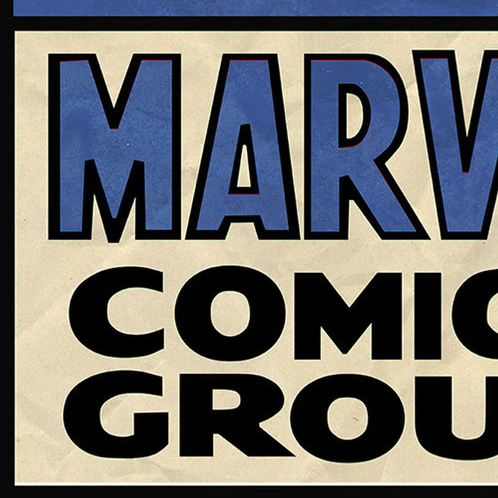 Vlies Fototapete | Thor Retro Comic Box | Größe 100 x 280 cm