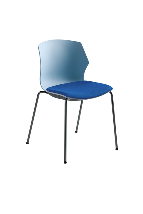 Mayer | Stapelstuhl 2511 | Blau | Gestell Anthrazit