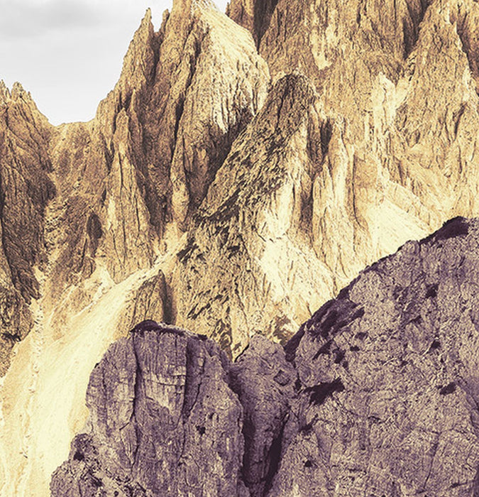 Vlies Fototapete | Peaks Color Panel | Größe 100 x 250 cm