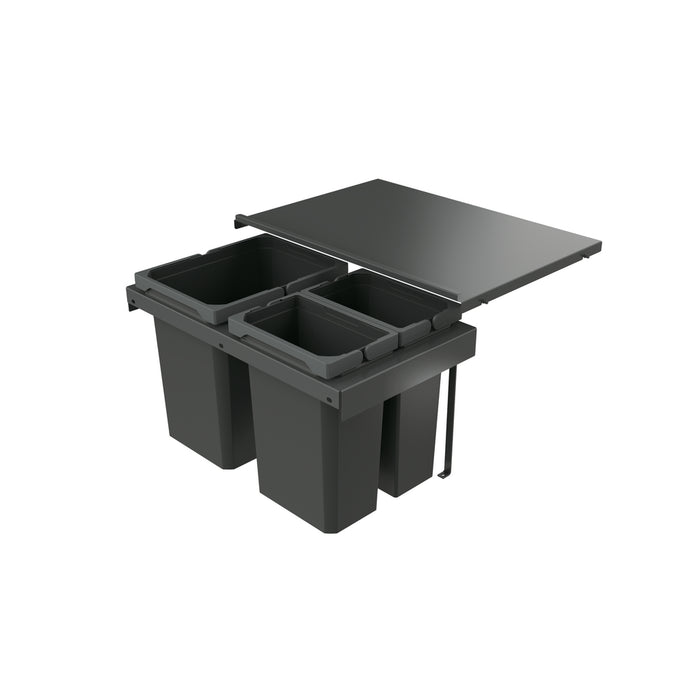 Naber | Cox Stand-UP® 350 K/600-3 | Abfallsammler für vorhandene Auszüge | anthrazit | H 350 mm