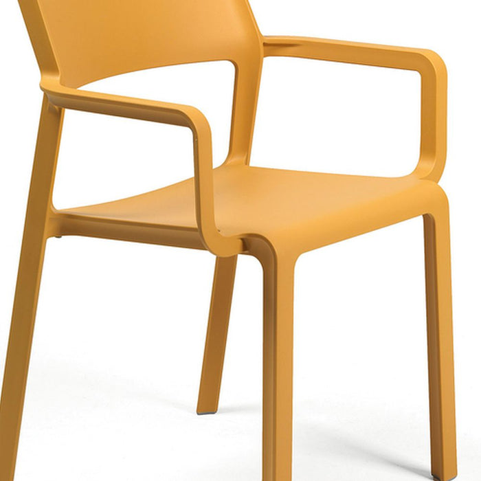 Naber | Trill 1A | Stuhl Küchenstuhl | Gestell senape/gelb | Bezug senape/gelb