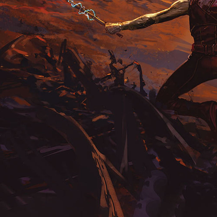 Vlies Fototapete | Avengers Epic Battles Two Worlds | Größe 500 x 280 cm