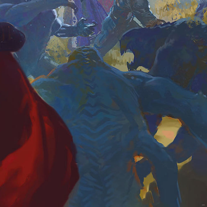 Vlies Fototapete | Avengers Epic Battles Two Worlds | Größe 500 x 280 cm