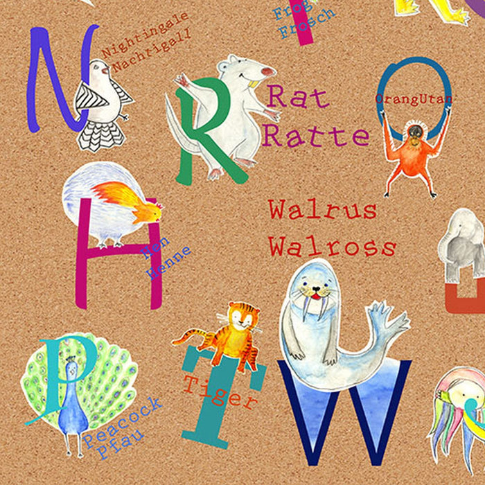 Vlies Fototapete | Animals A|Z Panel | Größe 100 x 250 cm