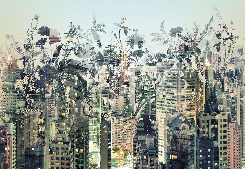 Komar | Papier Fototapete | Urban Jungle | Größe 368 x 254 cm