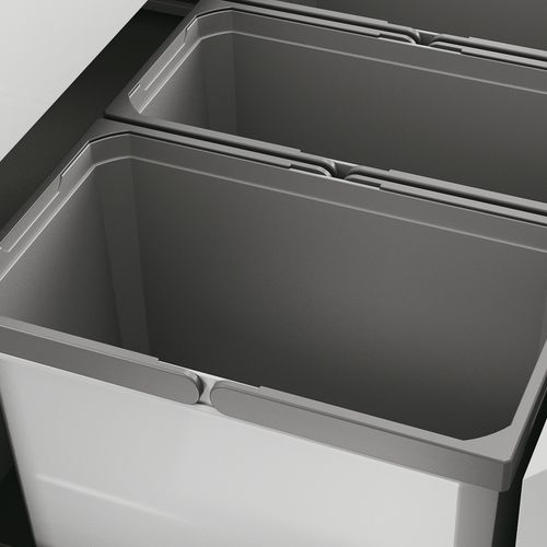Naber | Cox® Box 350 S 1000-4 Abfallsammler für vorhandene Auszüge hellgrau