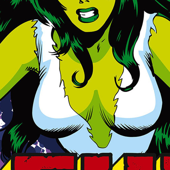 Komar | Wandtattoo | She|Hulk Comic Classic  | Größe 50 x 70 cm