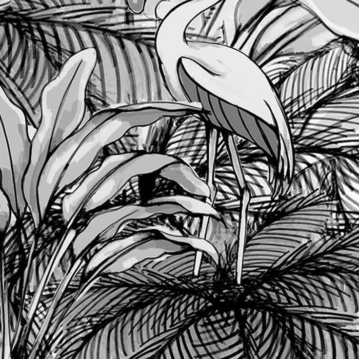 Vlies Fototapete | Lion King Monochrome | Größe 300 x 280 cm