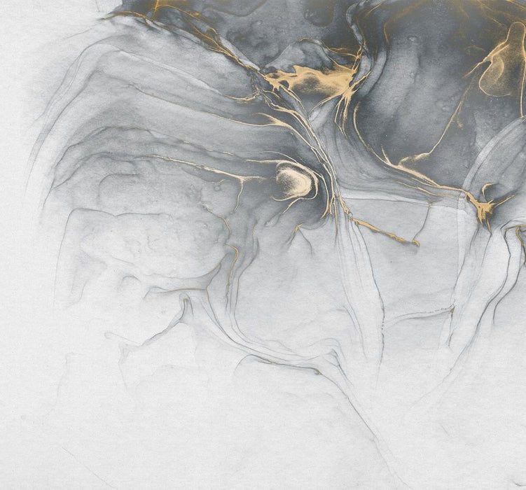 Vlies Fototapete | Ink Gold Fluid | Größe 300 x 280 cm
