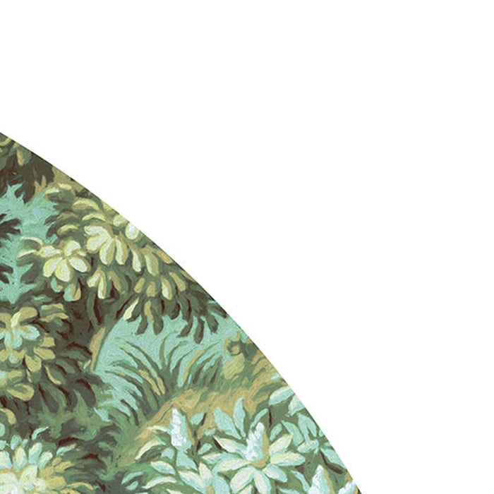 Selbstklebende Vlies Fototapete/Wandtattoo | Greenery | Größe 125 x 125 cm