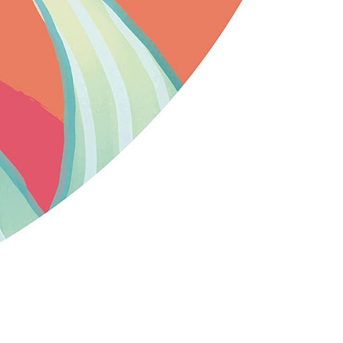 Selbstklebende Vlies Fototapete/Wandtattoo | Ariel Happy Coral | Größe 125 x 125 cm