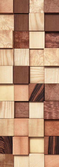 Vlies Fototapete | Lumbercheck | Größe 100 x 280 cm