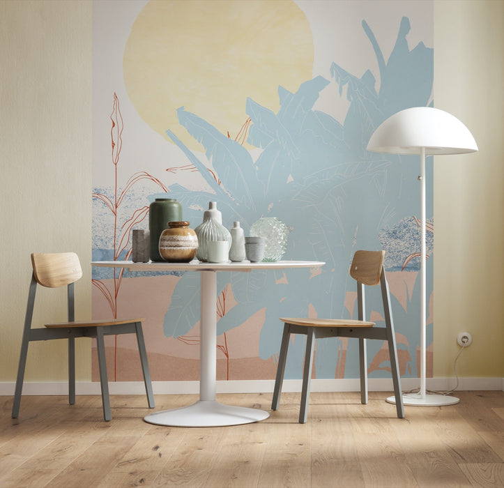 Vlies Fototapete | Banana Leaves | Größe 250 x 280 cm