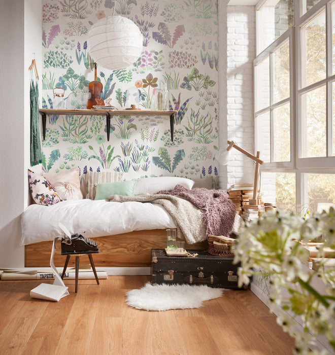 Vlies Fototapete | Flower Farm | Größe 200 x 280 cm