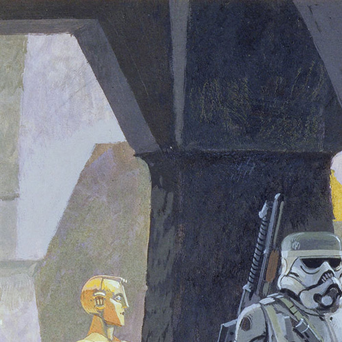 Vlies Fototapete | Star Wars Classic RMQ Mos Eisley Streets | Größe 500 x 250 cm