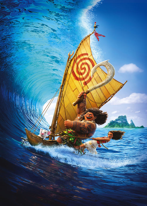 Vlies Fototapete | Moana Ride the Wave | Größe 200 x 280 cm