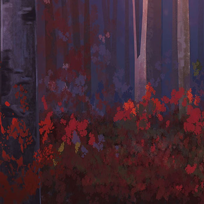 Vlies Fototapete | Frozen Autumn Glade | Größe 400 x 280 cm