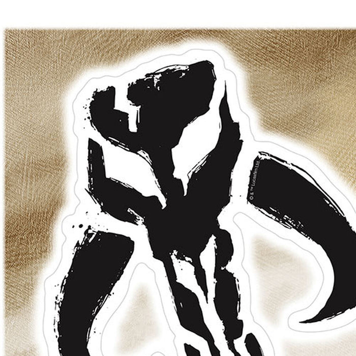 Komar | Wandtattoo | Mandalorian Legend  | Größe 50 x 70 cm