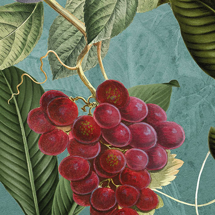 Vlies Fototapete | Birds and Berries | Größe 200 x 250 cm