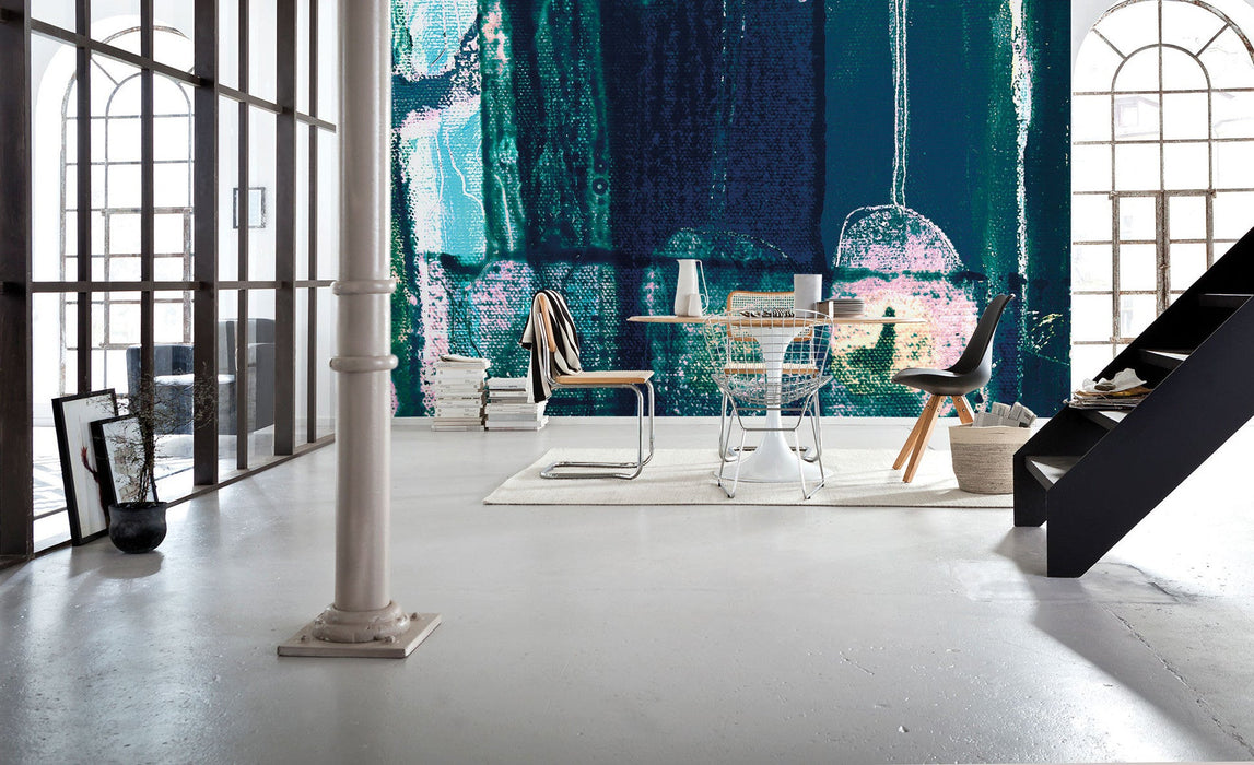 Vlies Fototapete | Bottles Lifting | Größe 500 x 280 cm