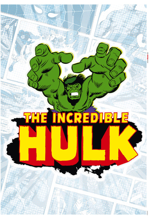Komar | Wandtattoo | Hulk Comic Classic  | Größe 50 x 70 cm