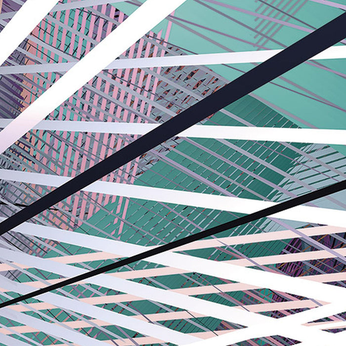 Vlies Fototapete | Space Grid Spring | Größe 400 x 250 cm