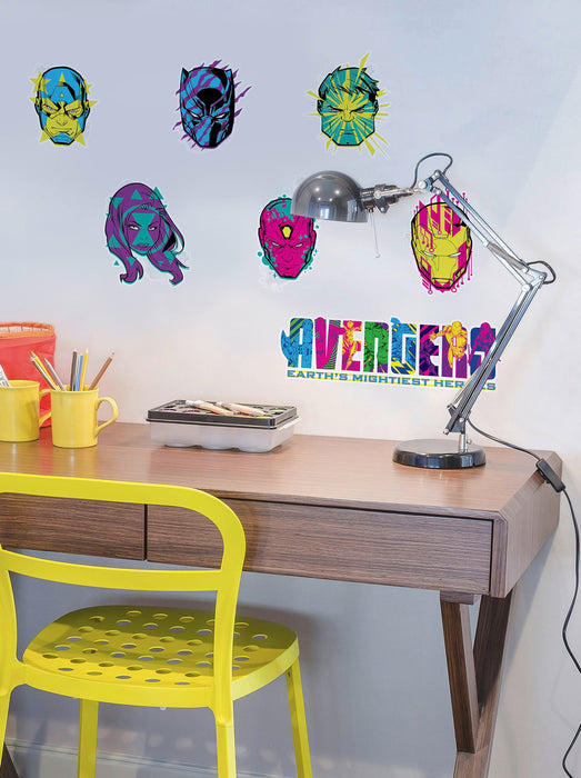 Wandtattoo | Avengers Mightiest Heroes  | Größe 100 x 70 cm